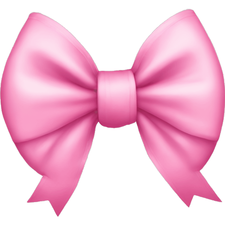 Cute pink bow emoji