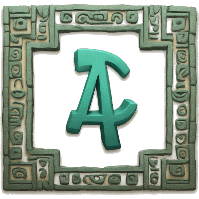 mayan hieroglyph letter A emoji