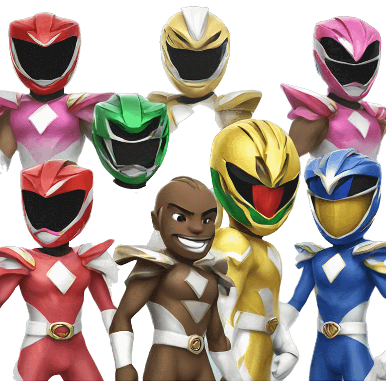 power rangers team all gil emoji