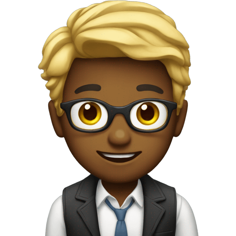 Kid television host emoji