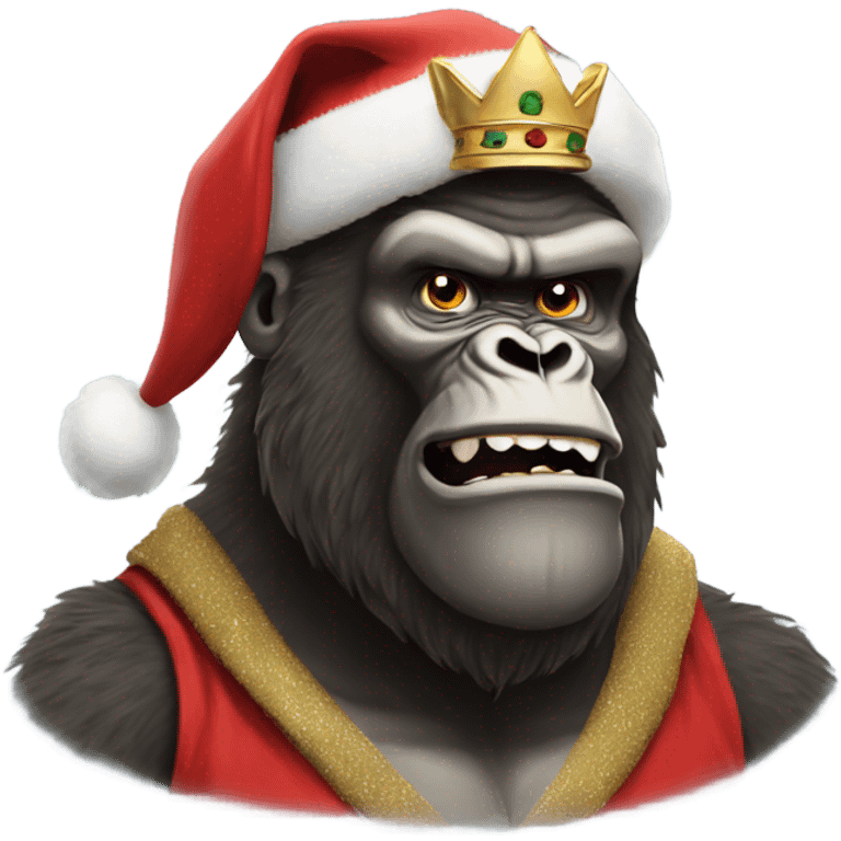 King Kong santa  emoji