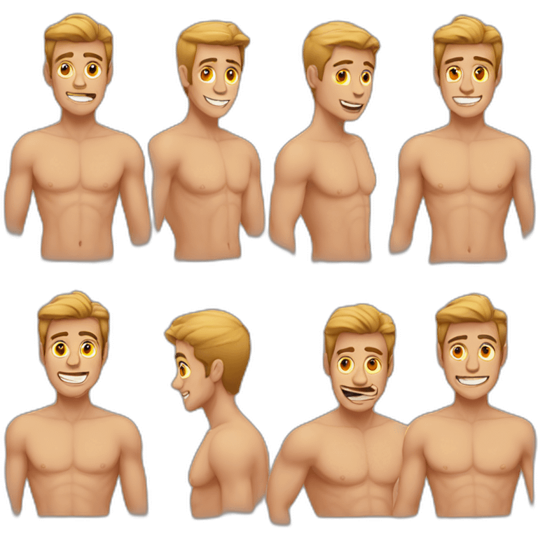 Gay-Man-shirtless emoji