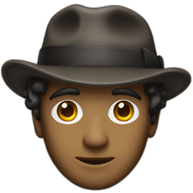 Sherlock holmes with hat emoji