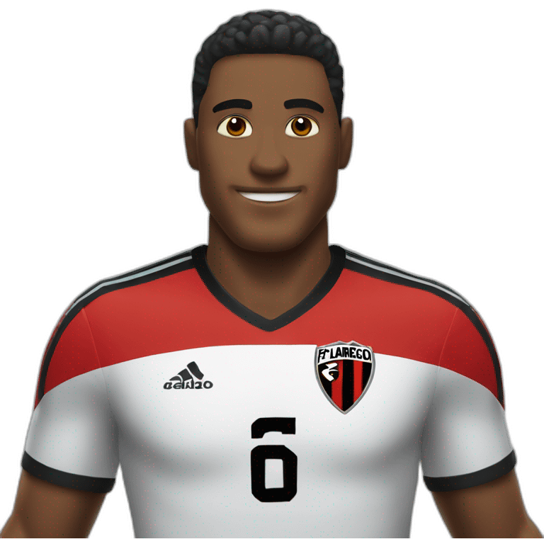 Símbolo do time do Flamengo emoji