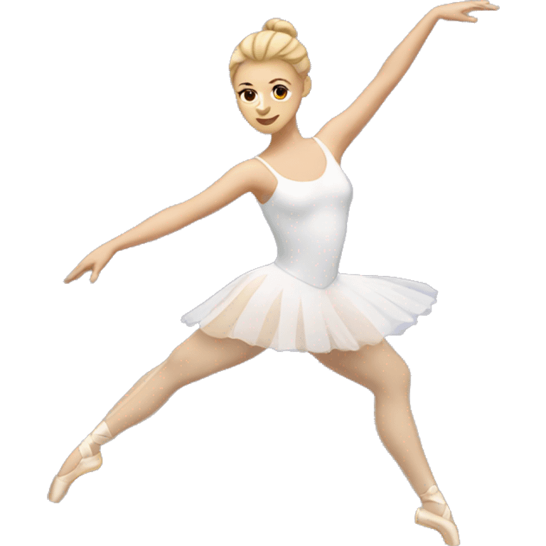 White woman Ballet dancer emoji