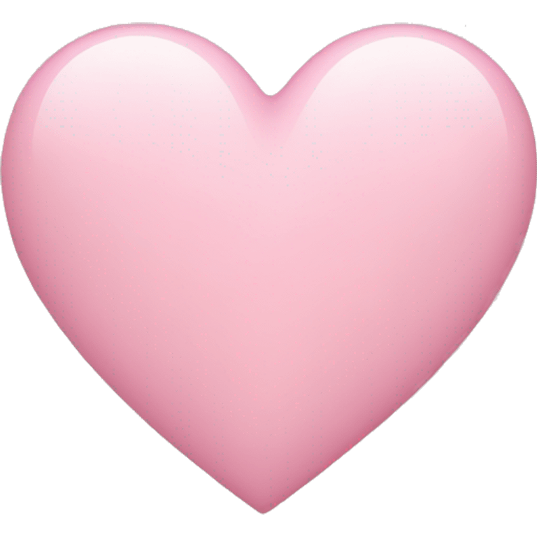 Light pink heart emoji