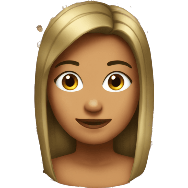 Una chica tomando starback emoji