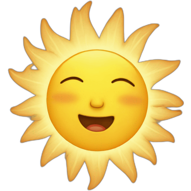 sun kiss emoji