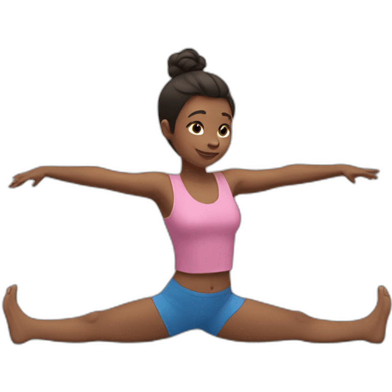 stretching emoji