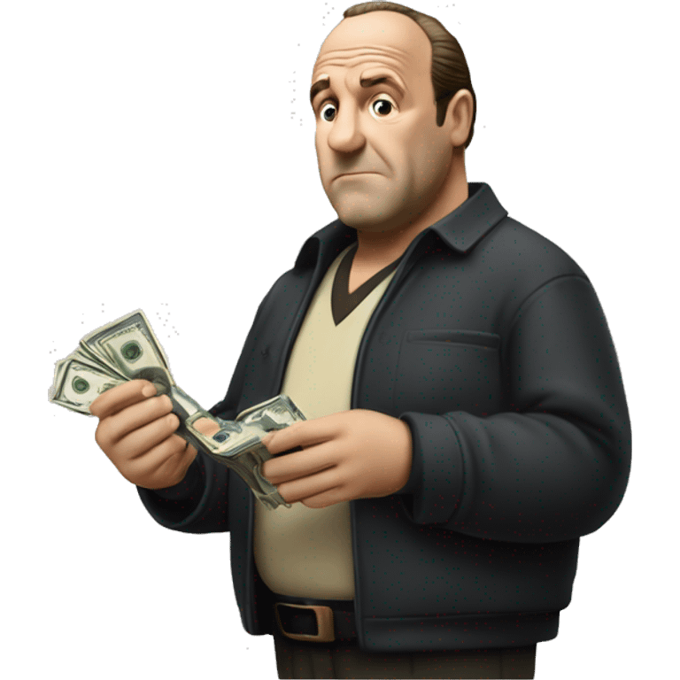 Tony soprano counting cash  emoji