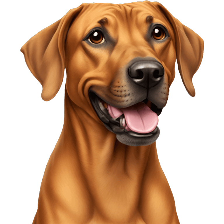 Rhodesian Ridgeback happy  emoji