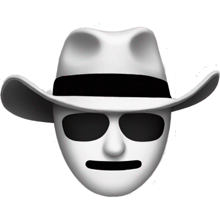 anonymous hat emoji