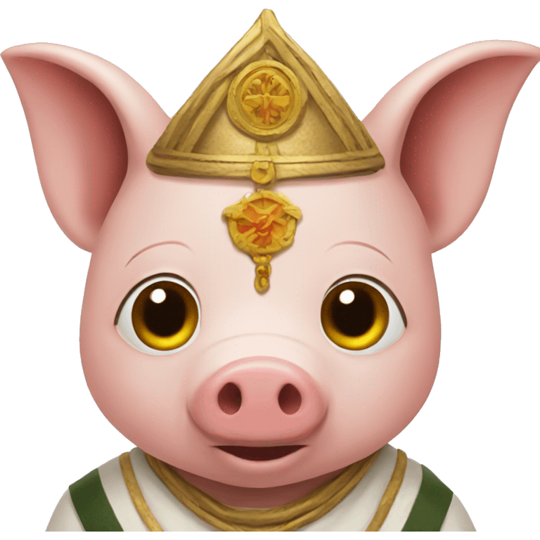 pig priest emoji