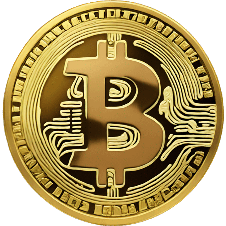 single bitcoin coin emoji