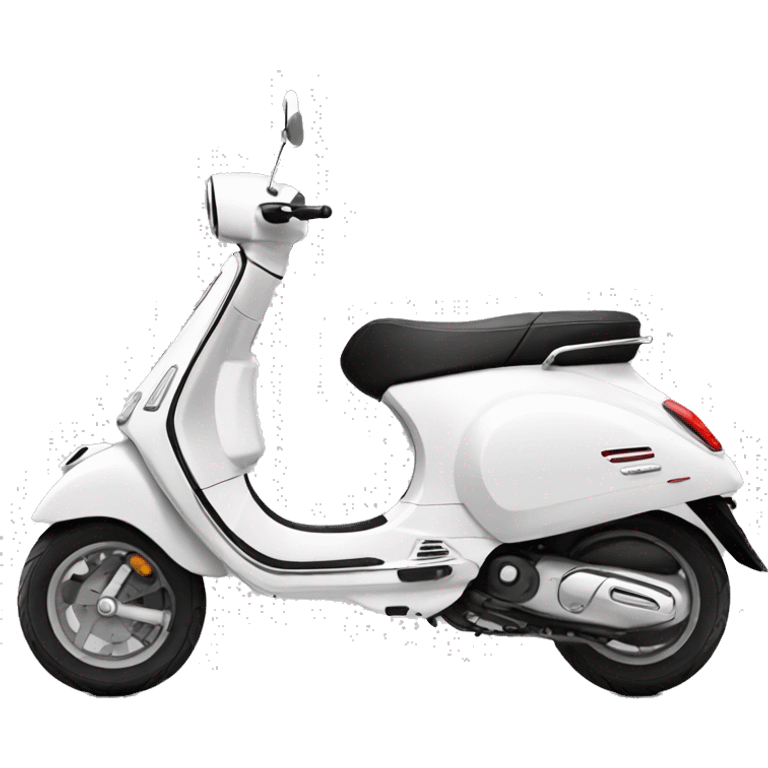 black vespa sprint emoji