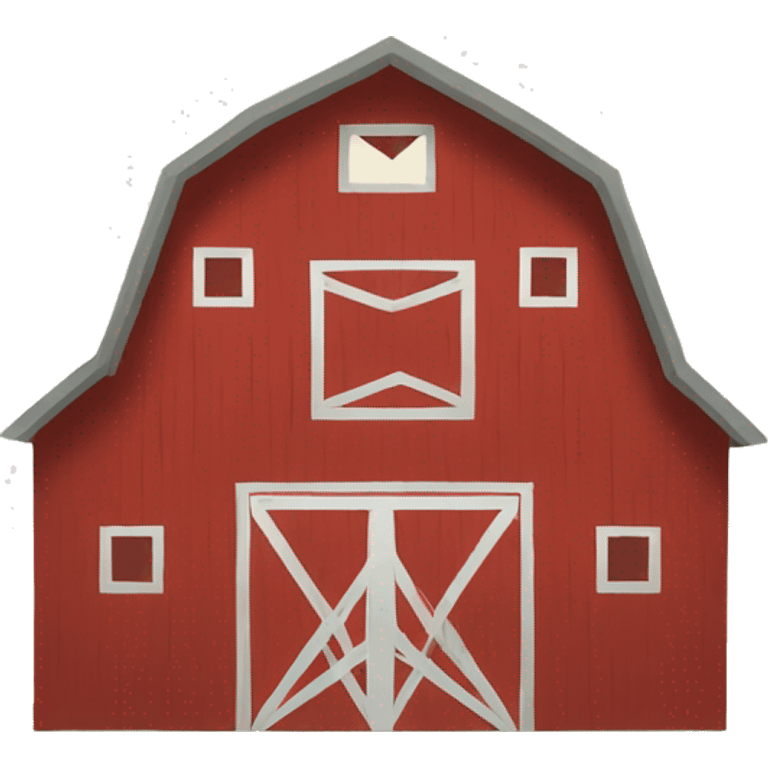 farm barn icon emoji