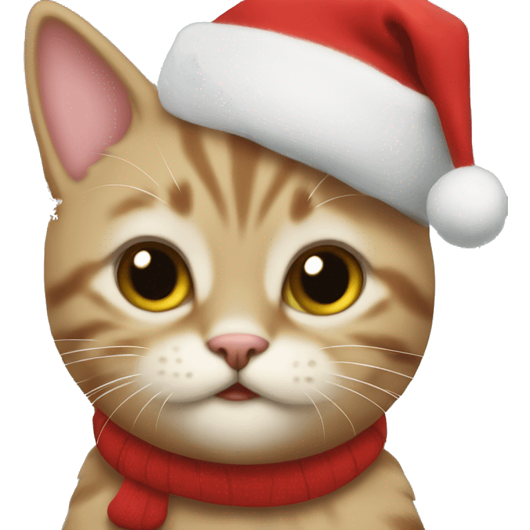 christmas kitten emoji