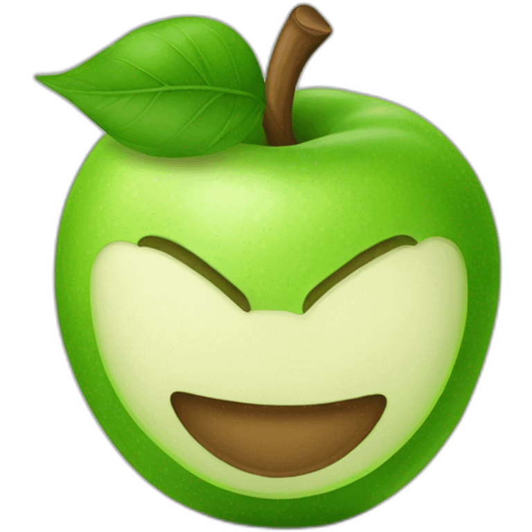 Manzana verde emoji