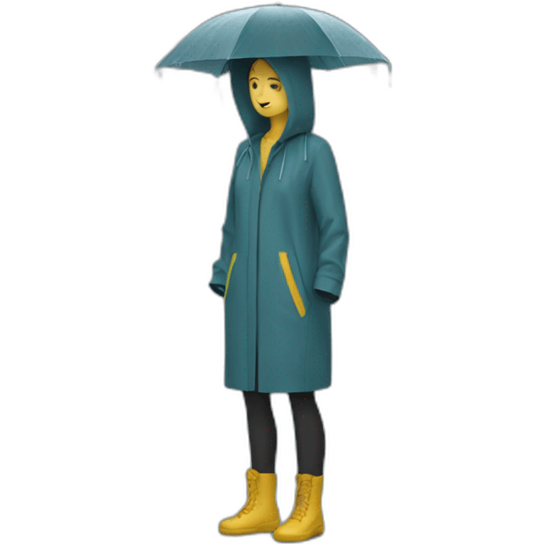 rain coat emoji