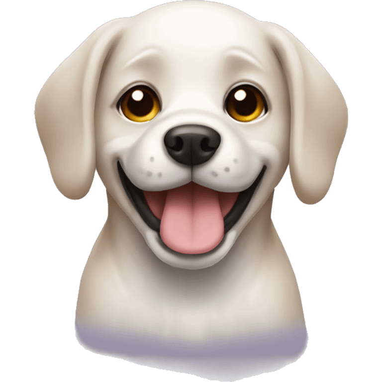 Cute dog emoji