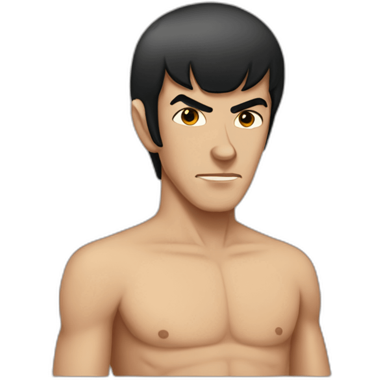 Shirtless Spock emoji