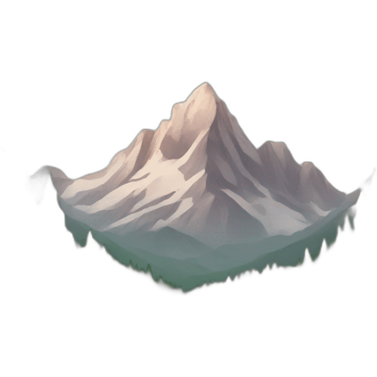 mountain lake emoji