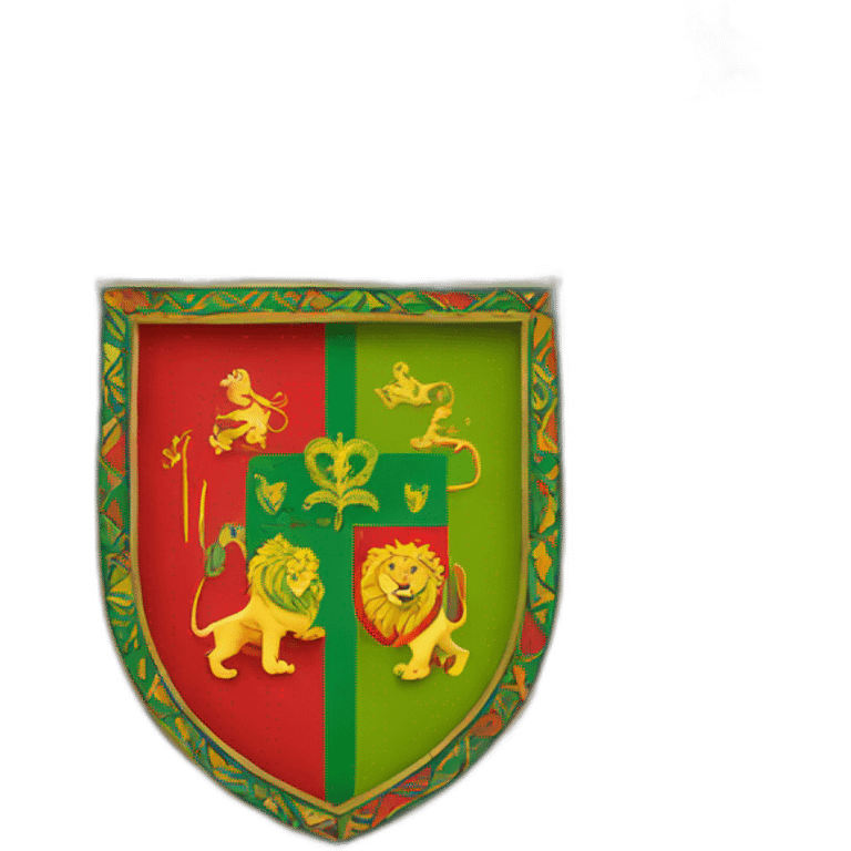 lions Ethiopie 'coat of arms emoji