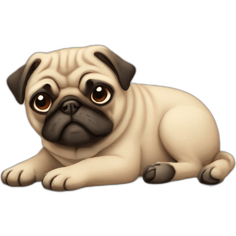 sleepy-pug emoji