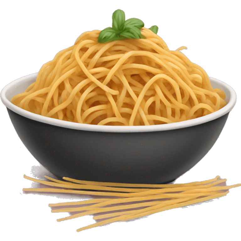 Bowl of spaghetti emoji