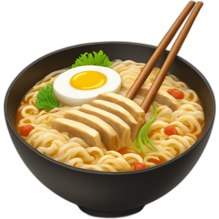 Best Ramen bowl with chopsticks  emoji