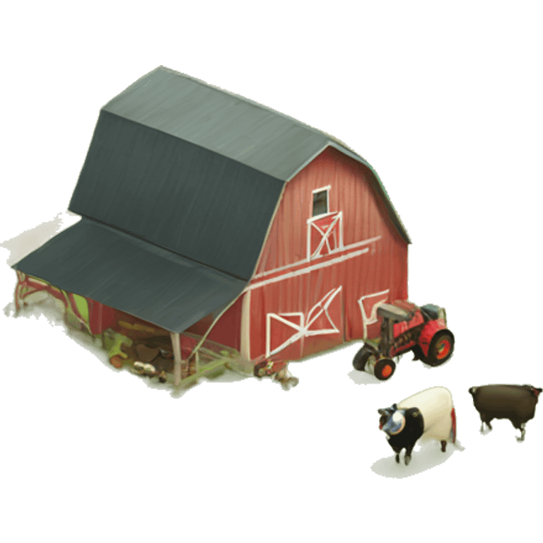 farm in the countryside emoji