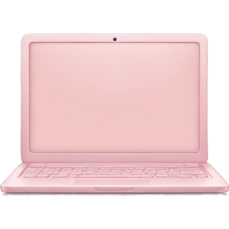 pastel pink laptop emoji