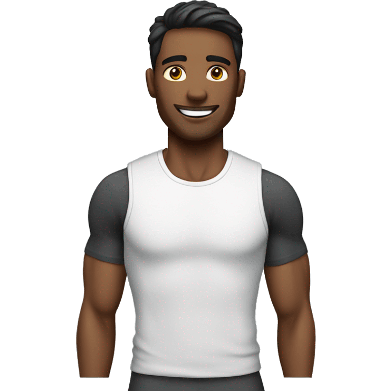 fitness trainer male emoji