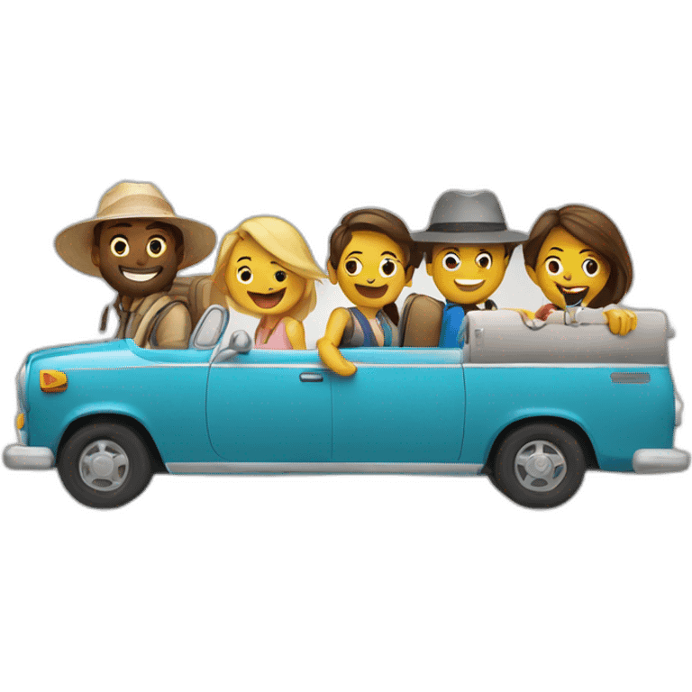 travel with friends emoji