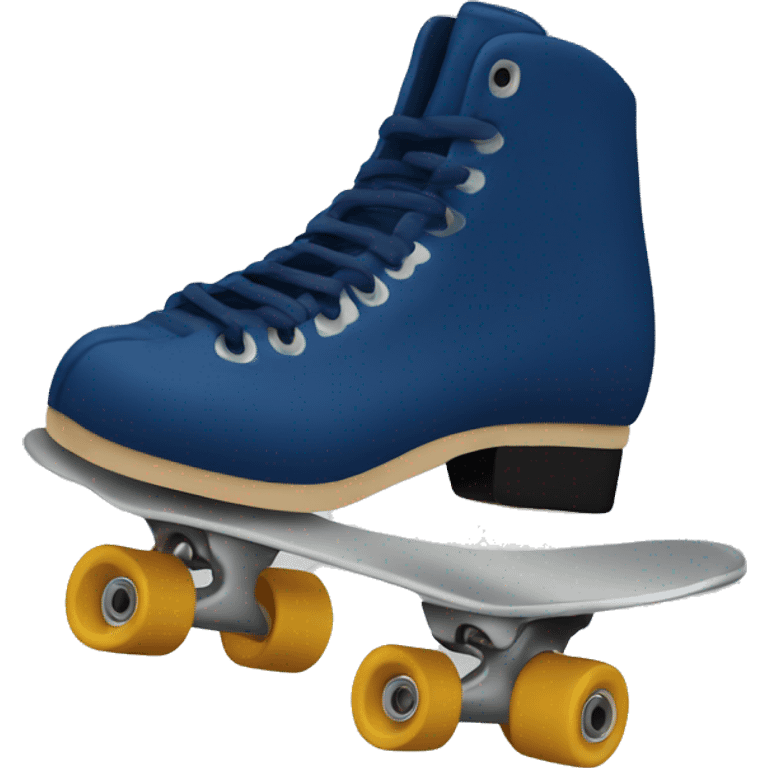 skate dark blue emoji