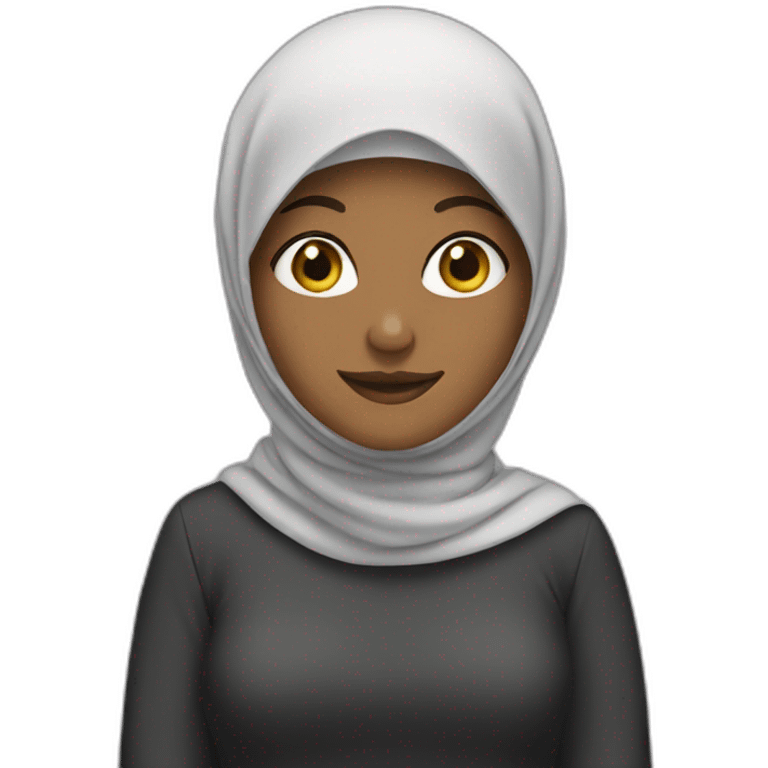 Woman with hijab emoji