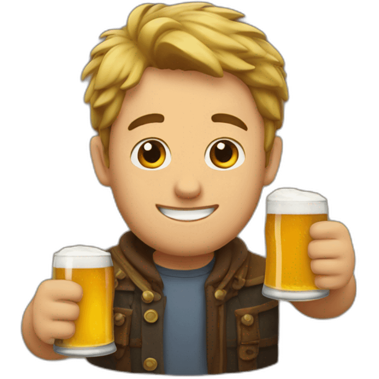 Arthur And his beers emoji