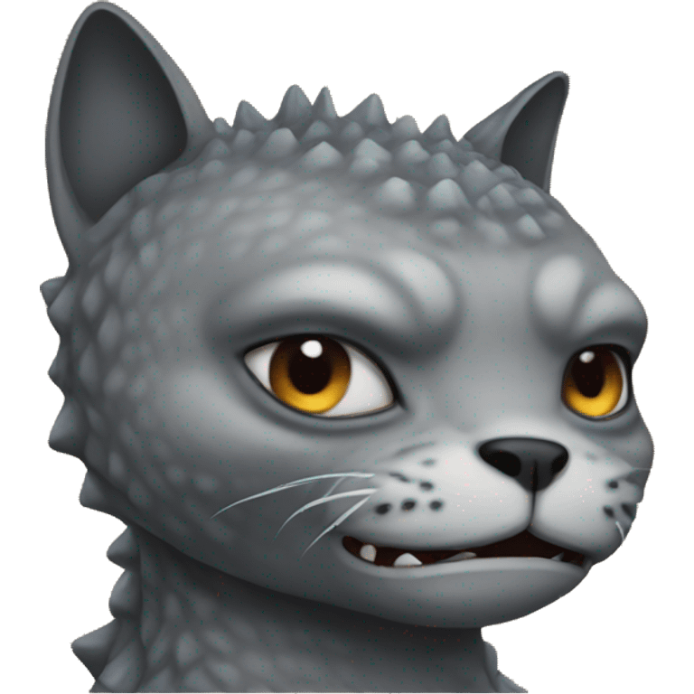 Cat godzilla emoji