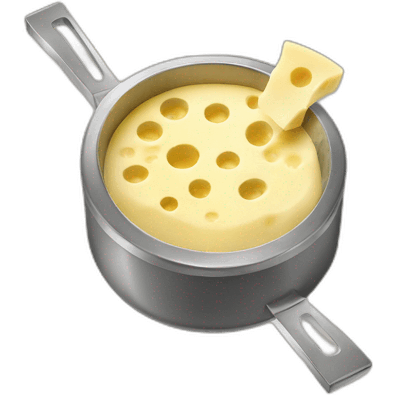 Swiss cheese fondue emoji