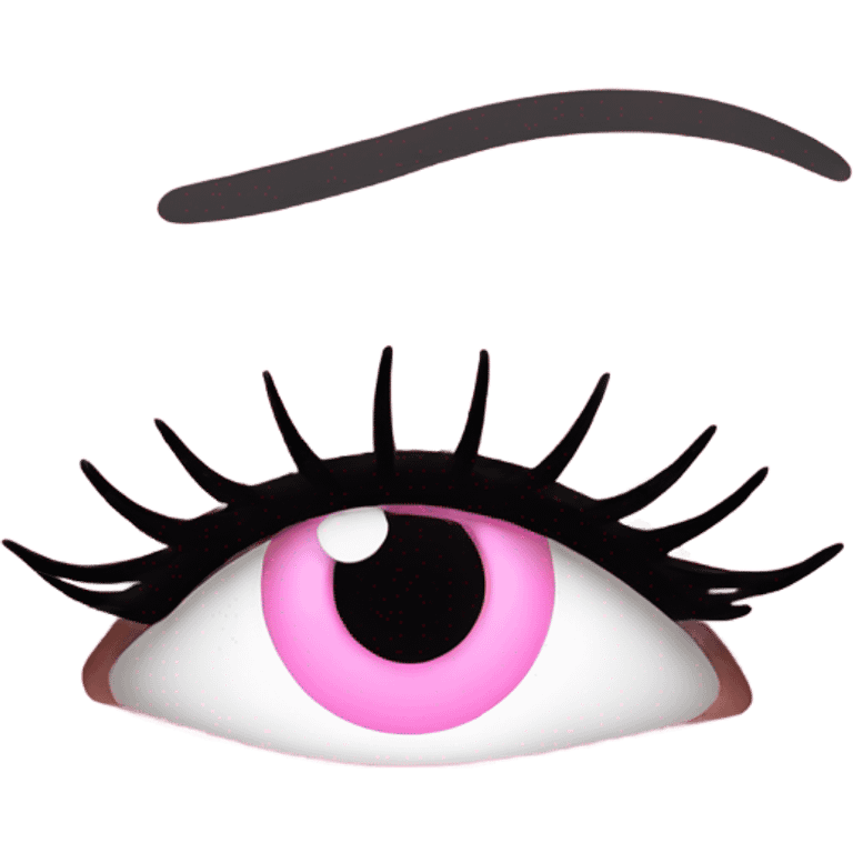 light pink mascara  emoji