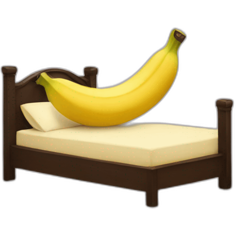 banana in a bed emoji