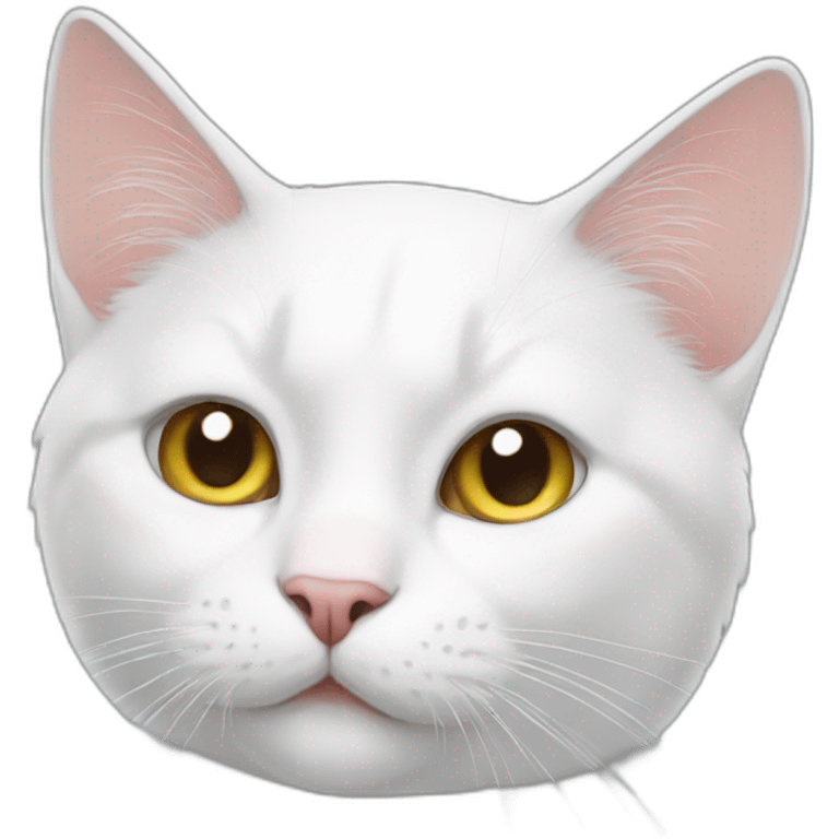 white cat emoji