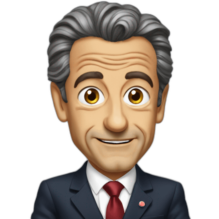 Nicolas Sarkozy qui boi emoji