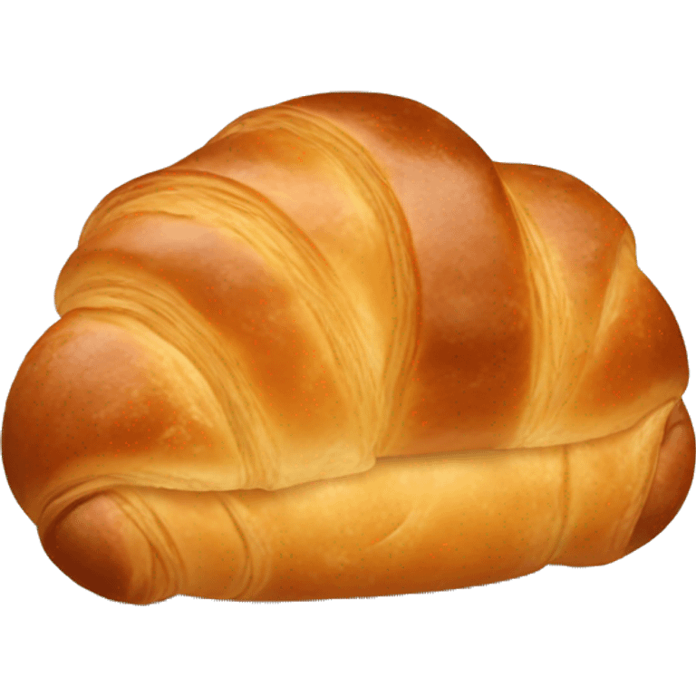 Croissant with a bow emoji