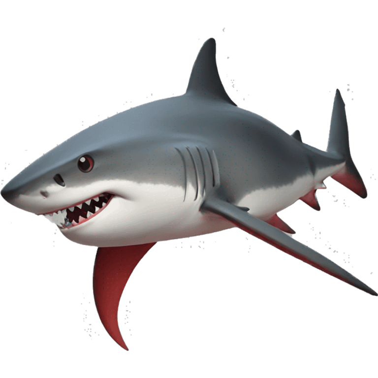 Red Shark emoji