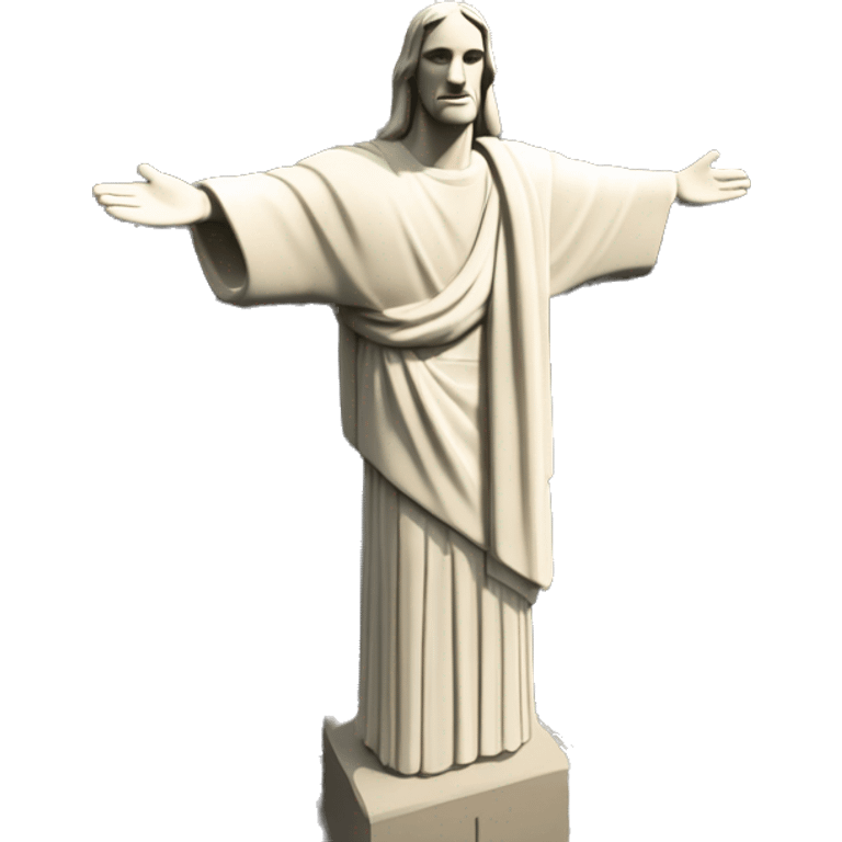 christ the redeemer statue. Not the one in Rio de Janeiro but the one in Maratea (Italy) emoji