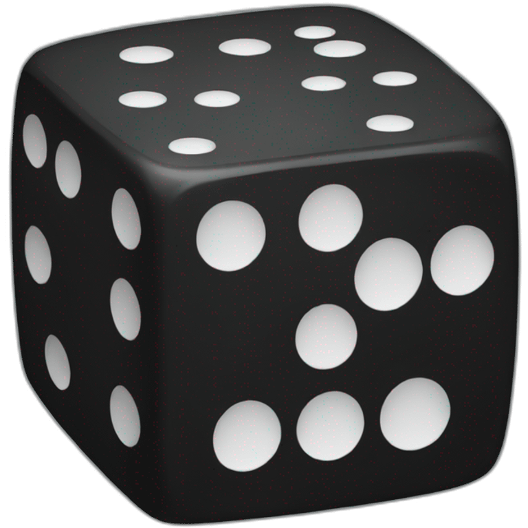 black dice emoji