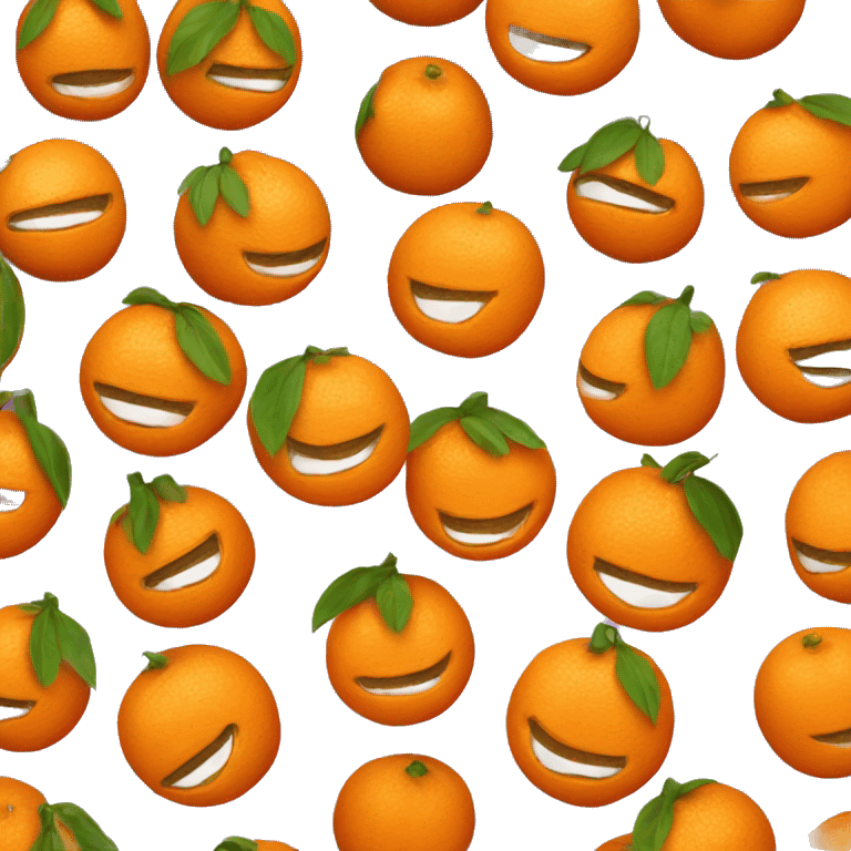 Love tangerines emoji