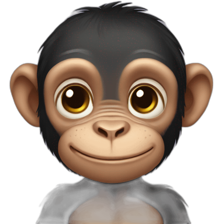 Baby chimpanzee emoji