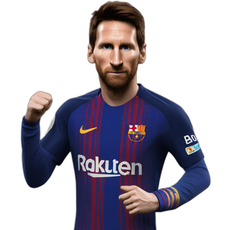 Messi tapent Macron emoji